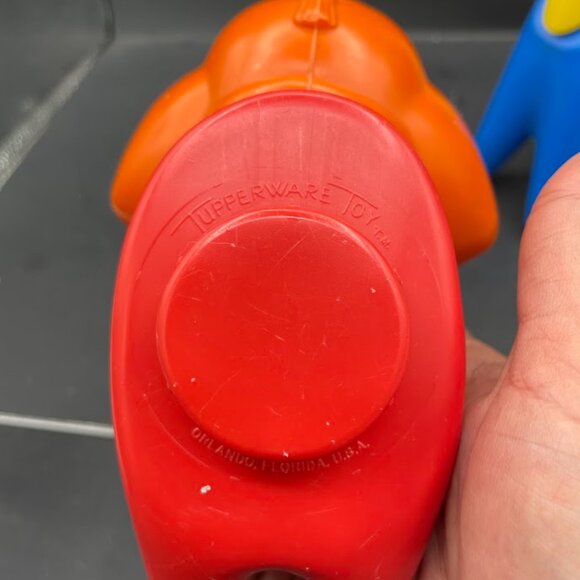 Vintage Tupperware Tupper Toys Zoo it Yourself Animals Giraffe Elephant 10 Piece - Picture 7 of 14